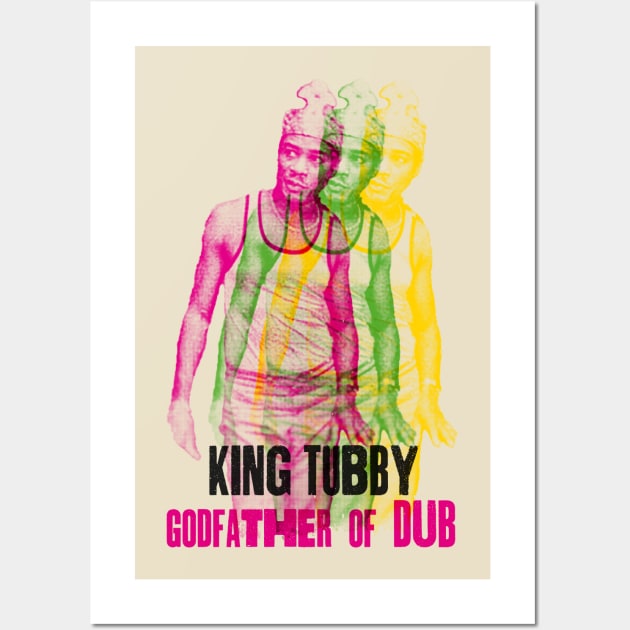 King Tubby Godfather Wall Art by HAPPY TRIP PRESS